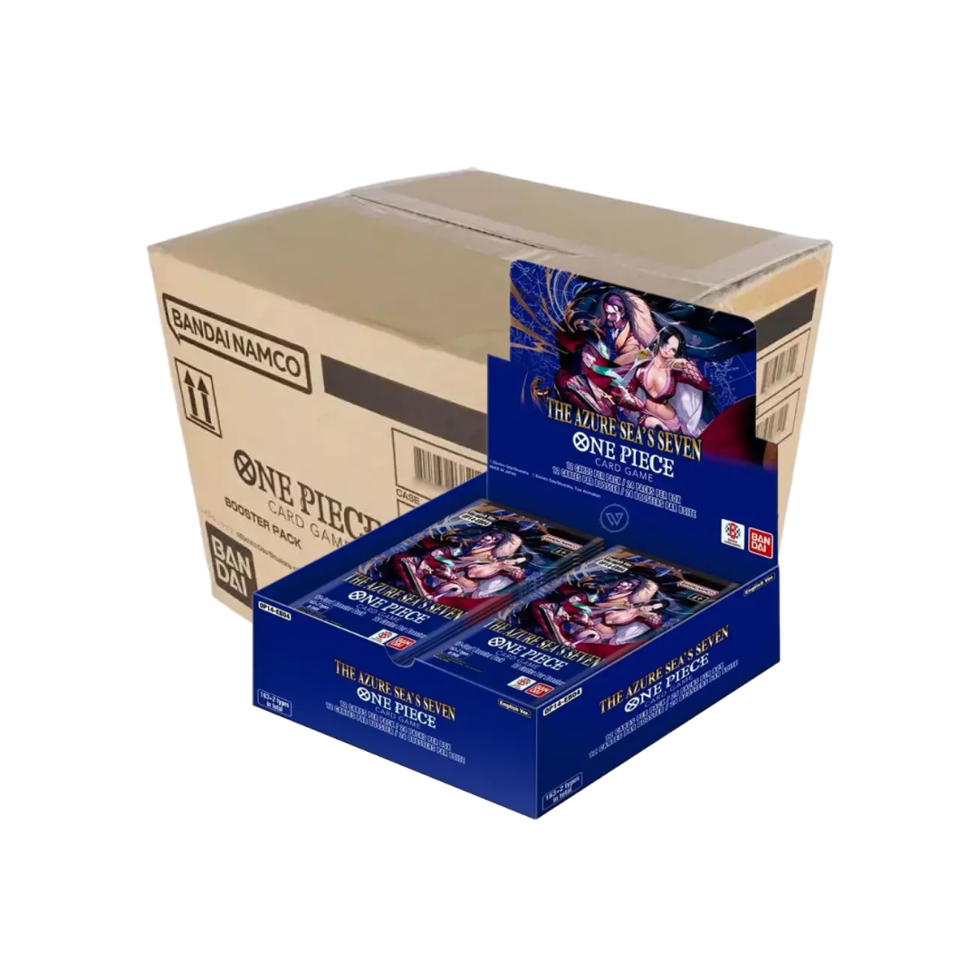 English One Piece OP14 The Azure Sea's Seven Booster Packs (Opened LIVE)