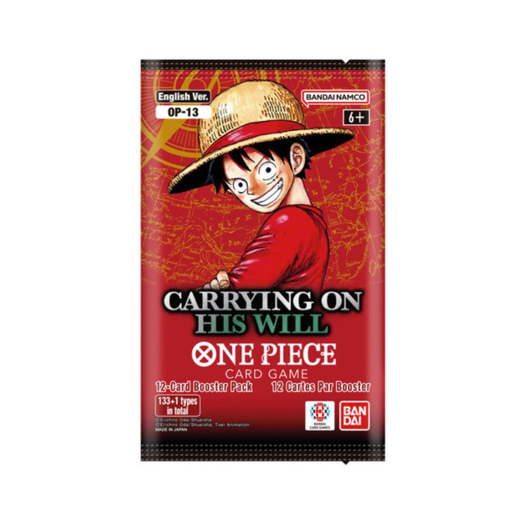 One Piece Op13 "Carrying on His Will" Booster Packs (Opened LIVE)