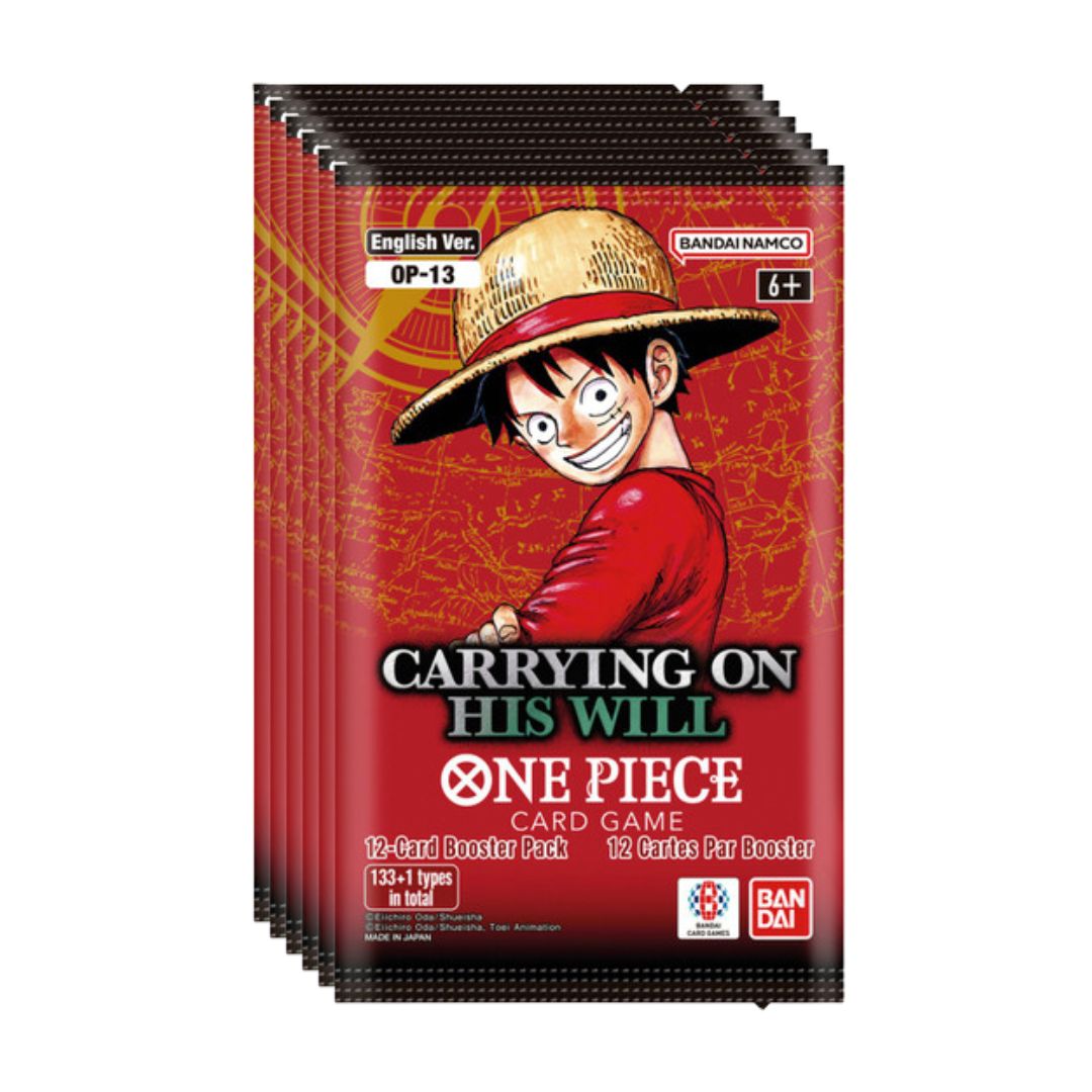 One Piece Op13 "Carrying on His Will" Booster Packs (Opened LIVE)